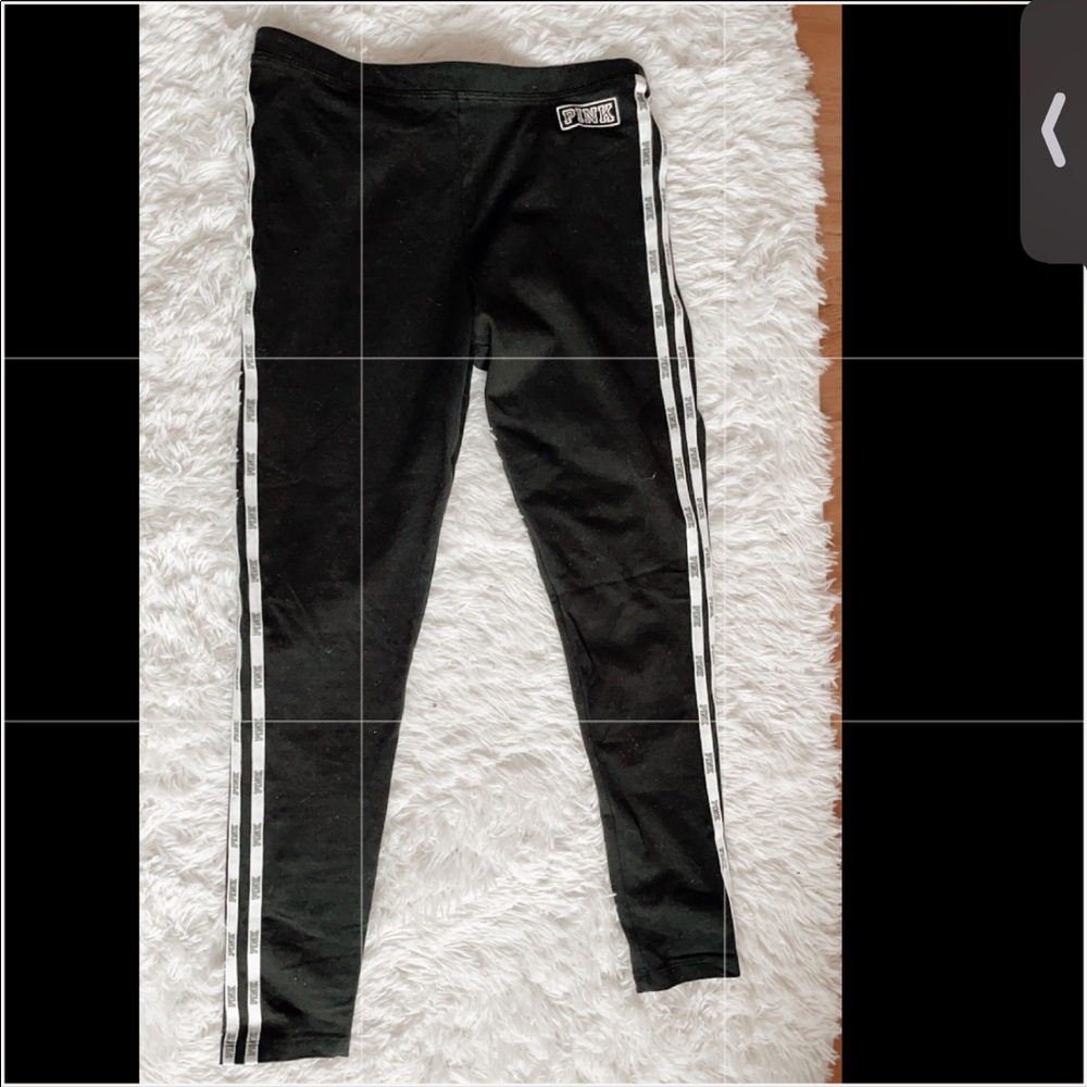 Victoria’s Secret pink black leggings